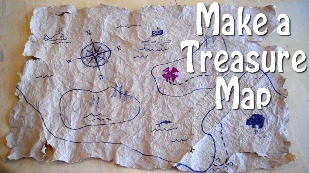 Pirate Treasure Treasure Map Drawing Easy